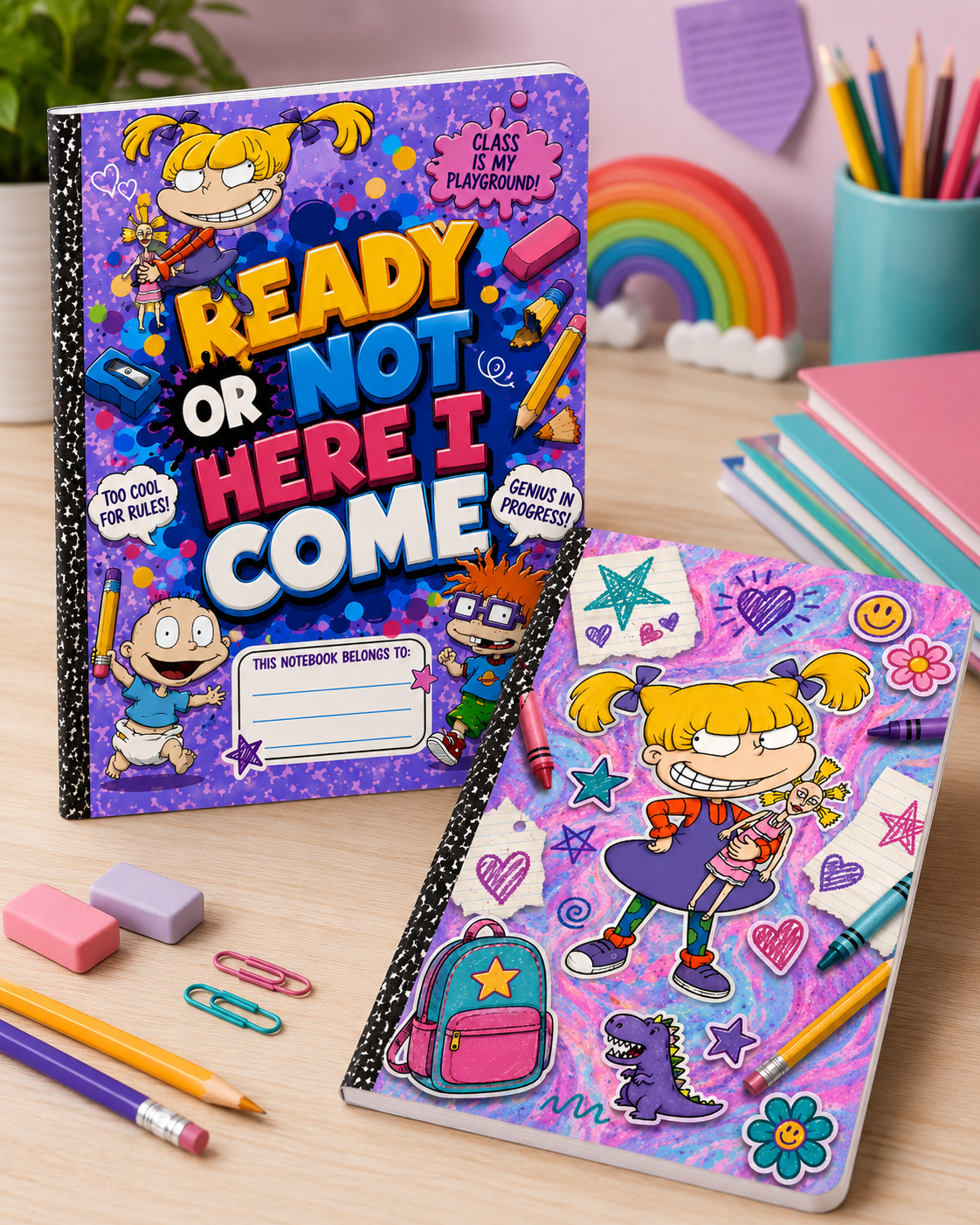 Ready Or Not Here I Come Digital Composition Notebook