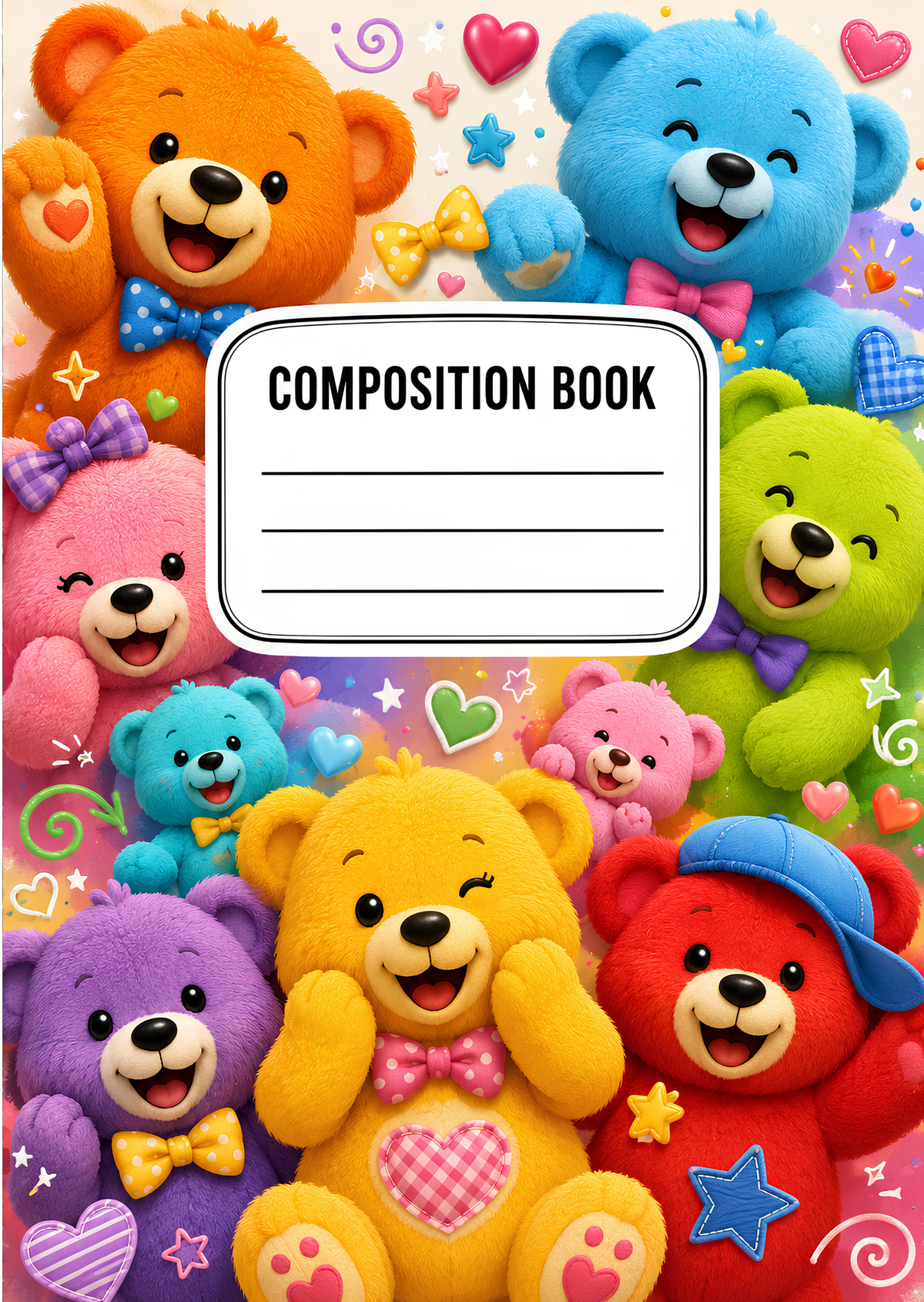 Bearable Love Digital Composition Notebook