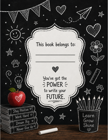 Teacher's Pet Frenchie Boy Bulldog Digital Composition Book