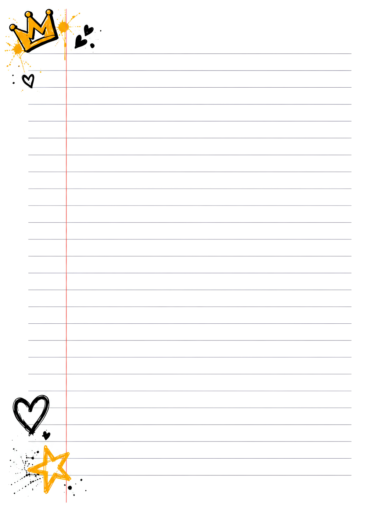 Pretty and Paid Digital Composition Notebook