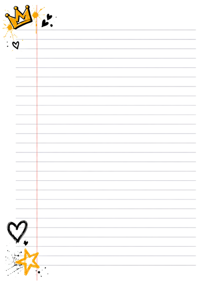 Pretty and Paid Digital Composition Notebook