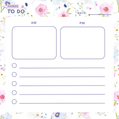 Sweet Daffodil 4 pack of Note pads