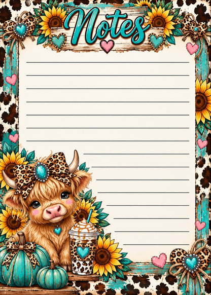 Sassy Little Cowgirl Notes Bundle