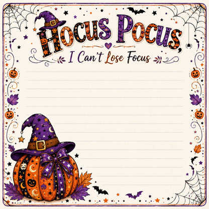 Hocus Pocus, I Can’t Lose Focus Planner Bundle 🎃✨