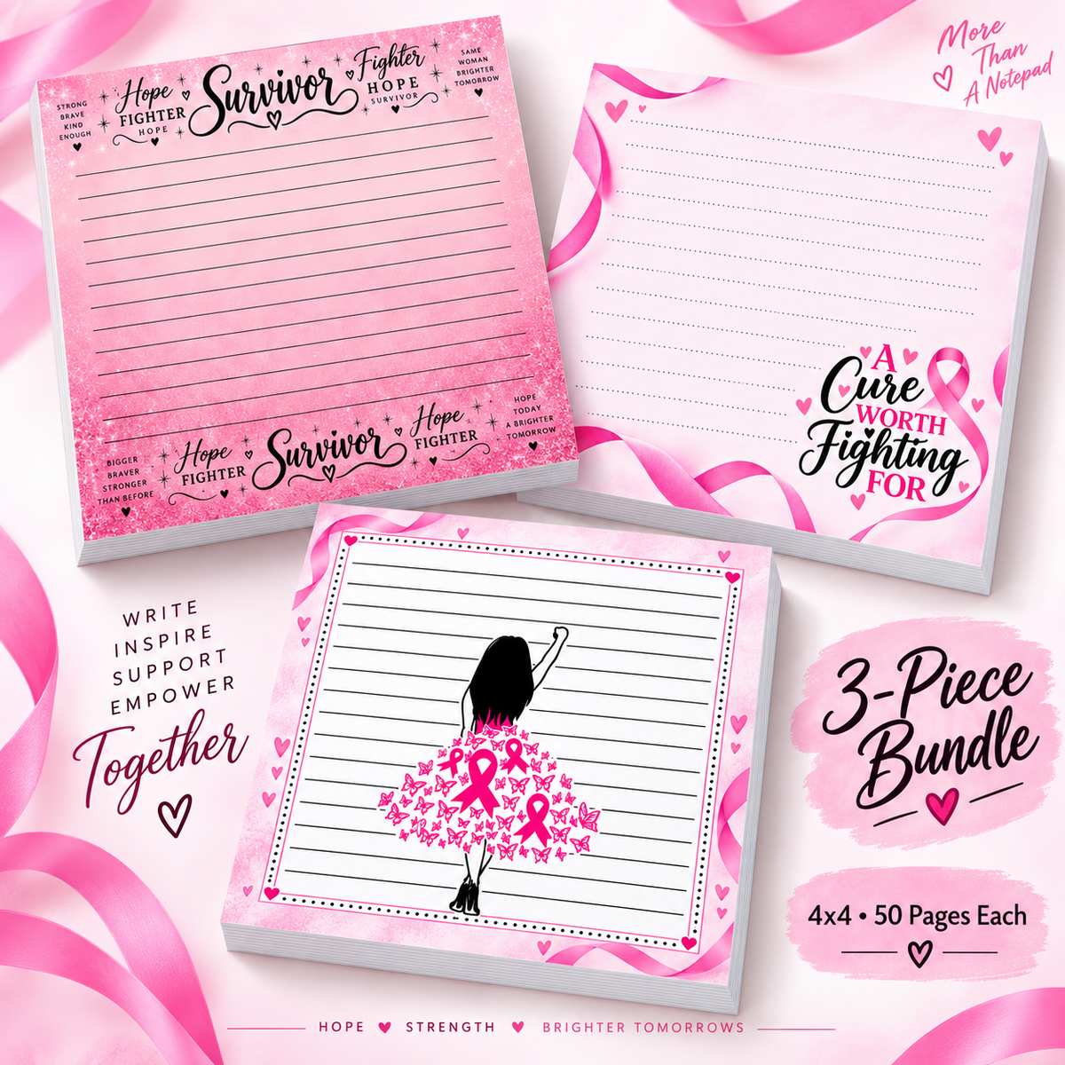 Write for the Fight Notepad Bundle