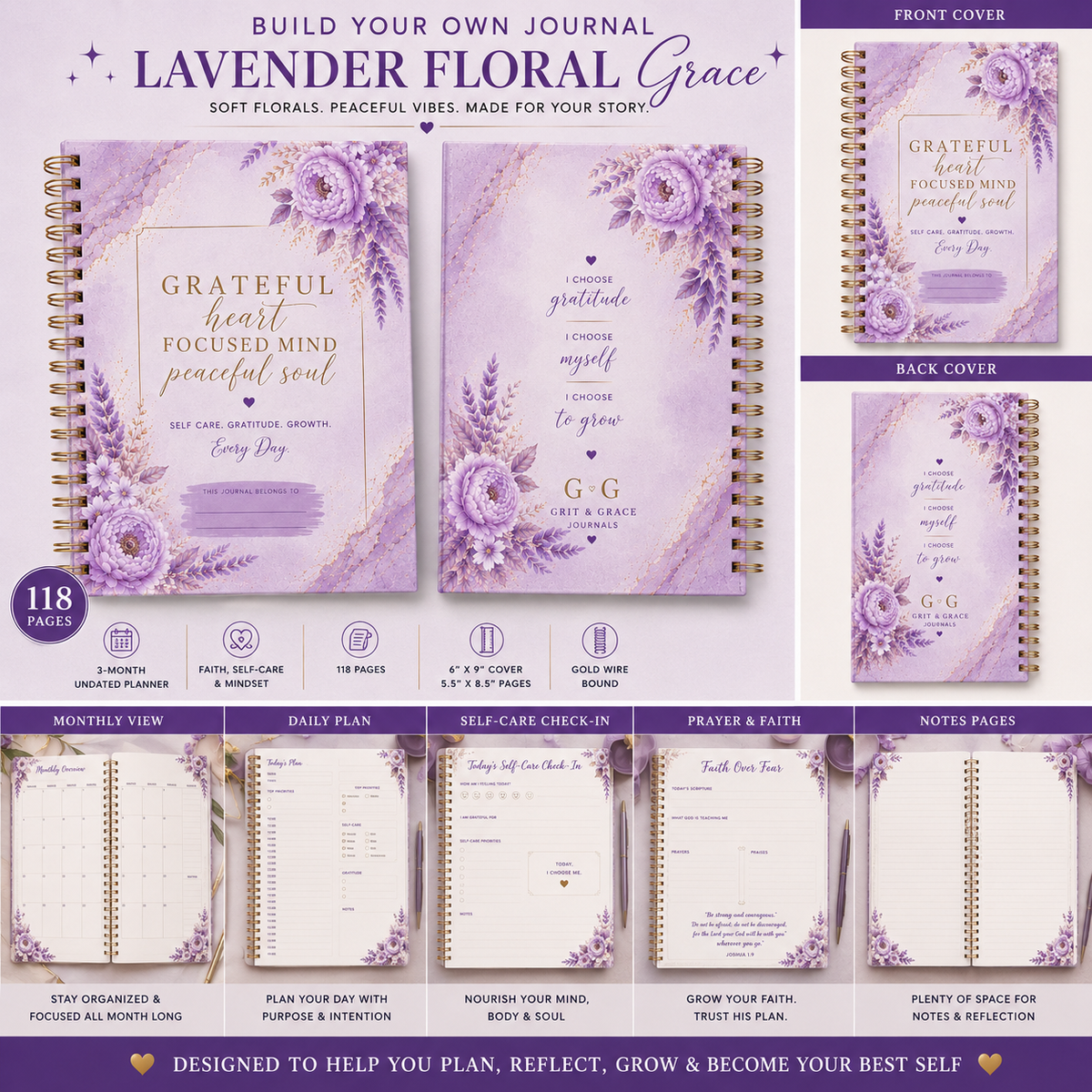 Lavender Floral Grace