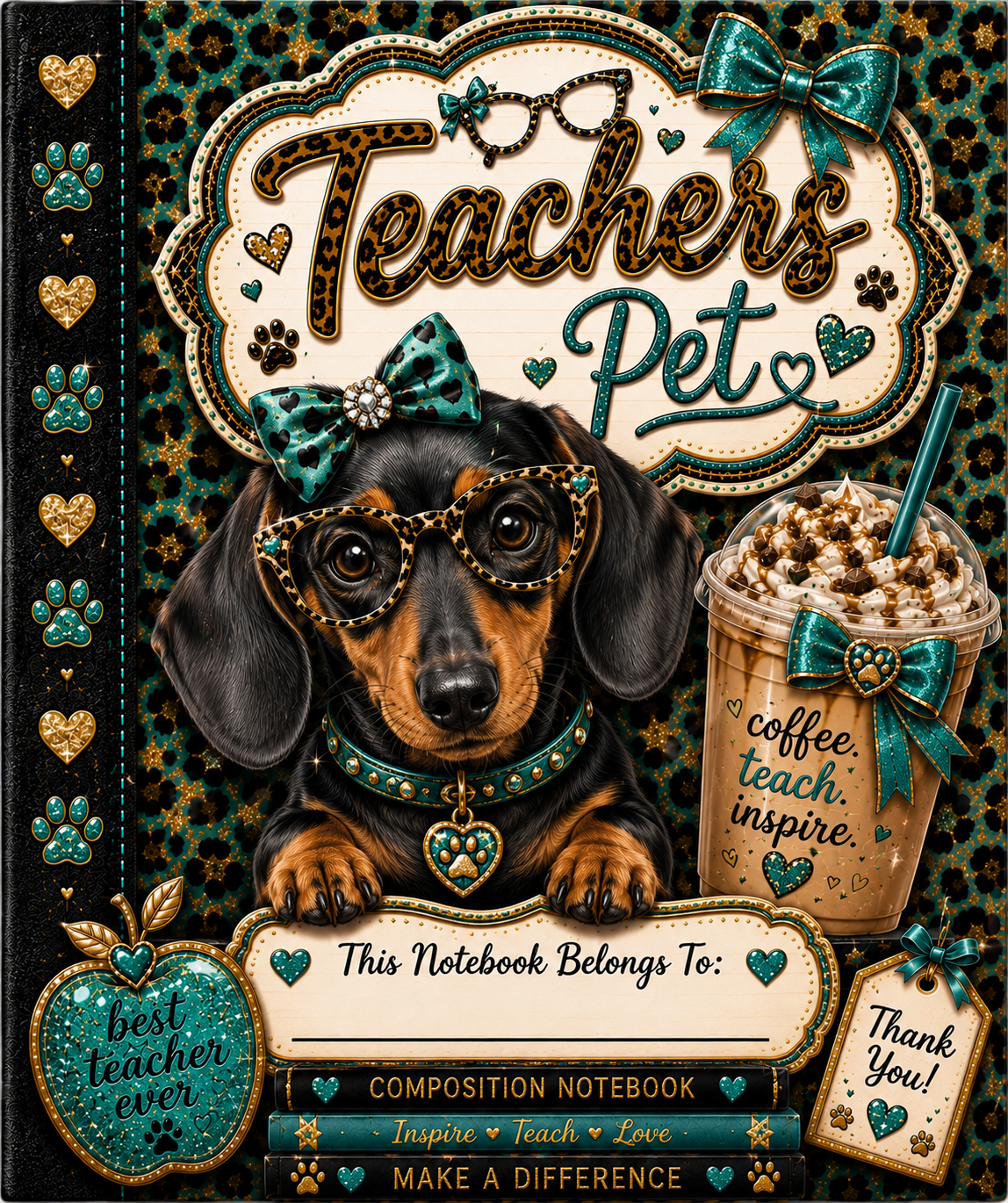 Teacher's Pet Dachshund Digital Covers
