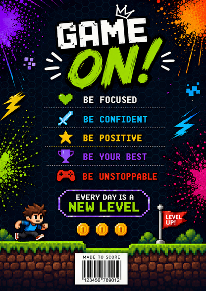 Game On Digital Composition Notebook