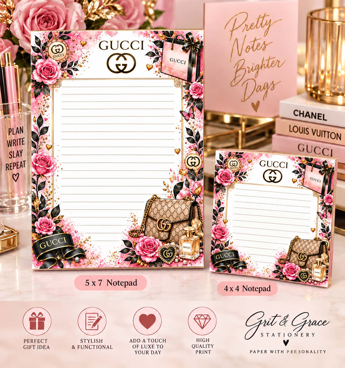 Glamour & Grace Notepad Luxe Bundle
