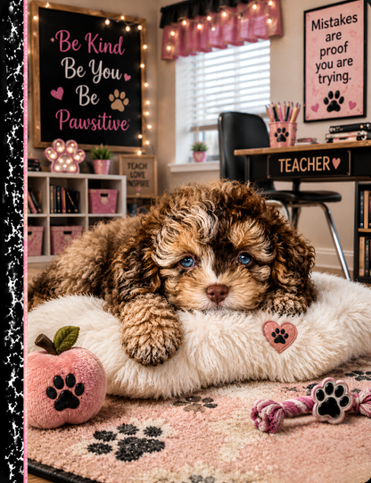 Little Paws Big Dreams Digital Composition Notebook