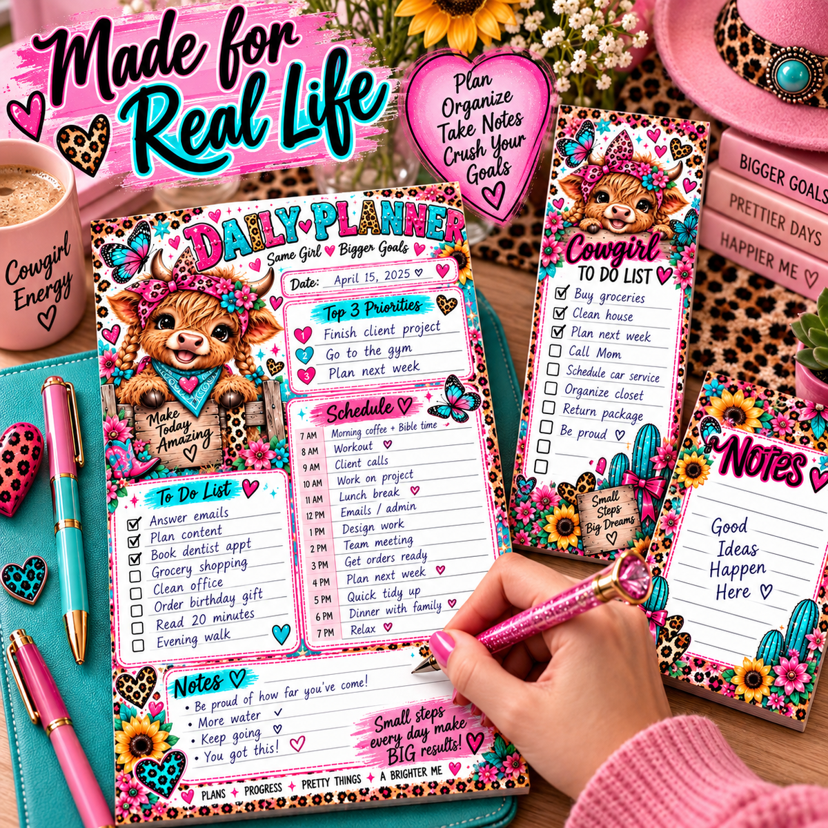 Boots, Bows & Big Goals — plan pretty, dream big.
