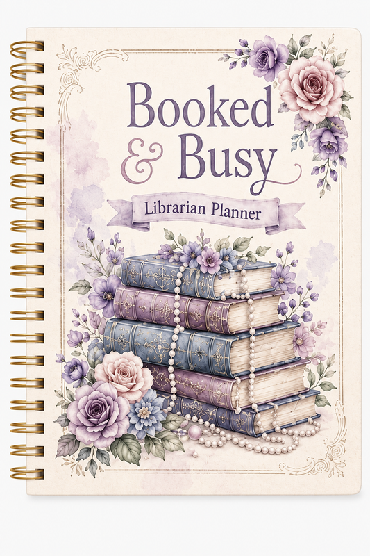Booked & Busy Librarian Planner Bundle
