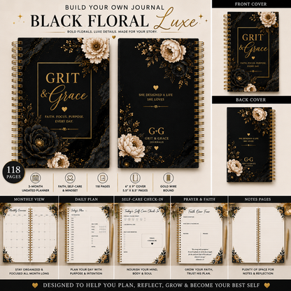 Black Floral Luxe