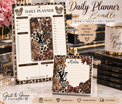 The Luxe Leopard Planner Bundle