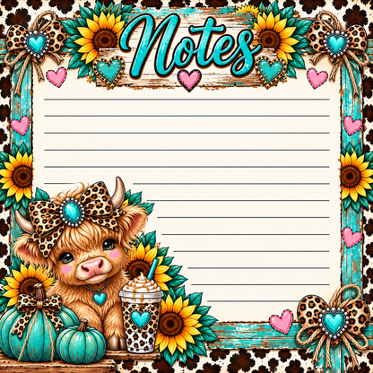 Sassy Little Cowgirl Notes Bundle