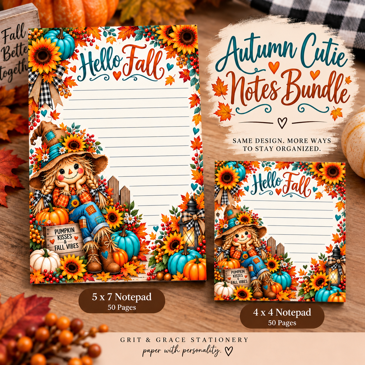 Autumn Cutie Notes Bundle