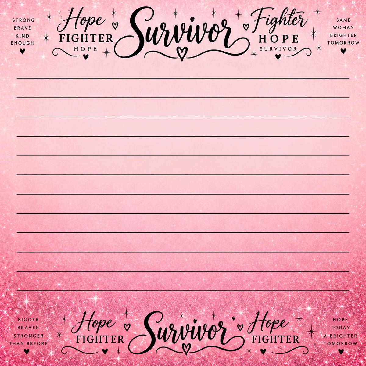 Write for the Fight Notepad Bundle