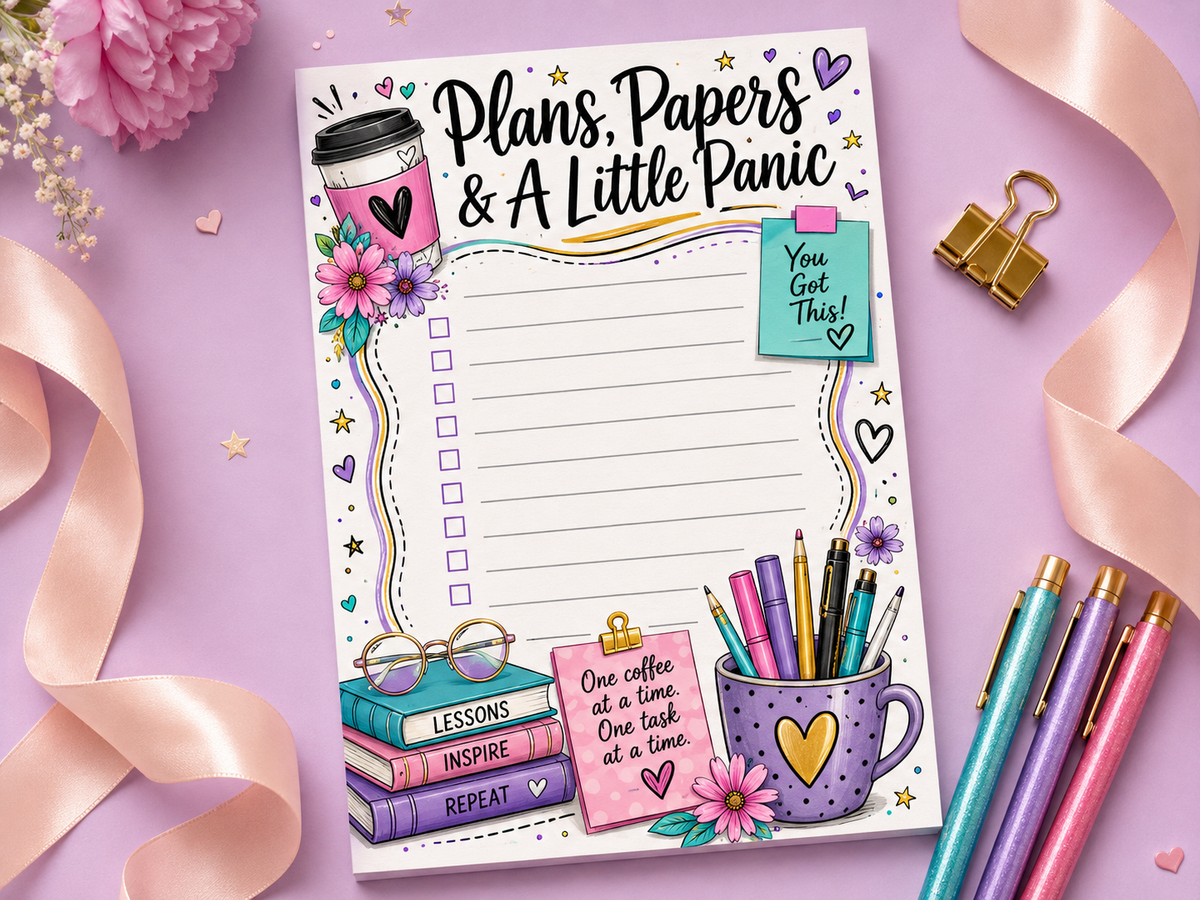 Plans, Paper, & A Little Panic Teacher's Bundle